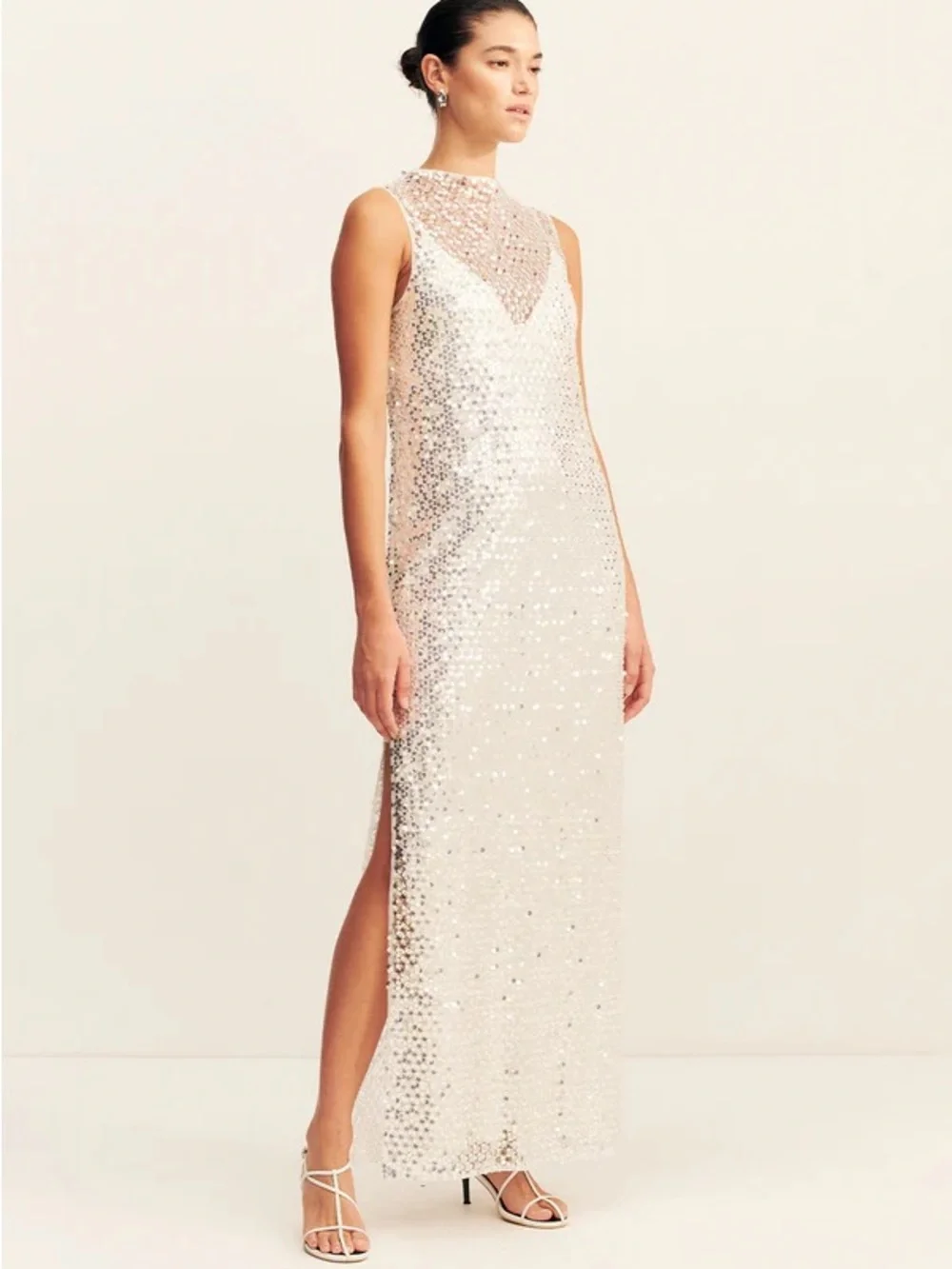Shona Joy Asteri High Neck Sleeveless Maxi Dress - Picture 3 of 5